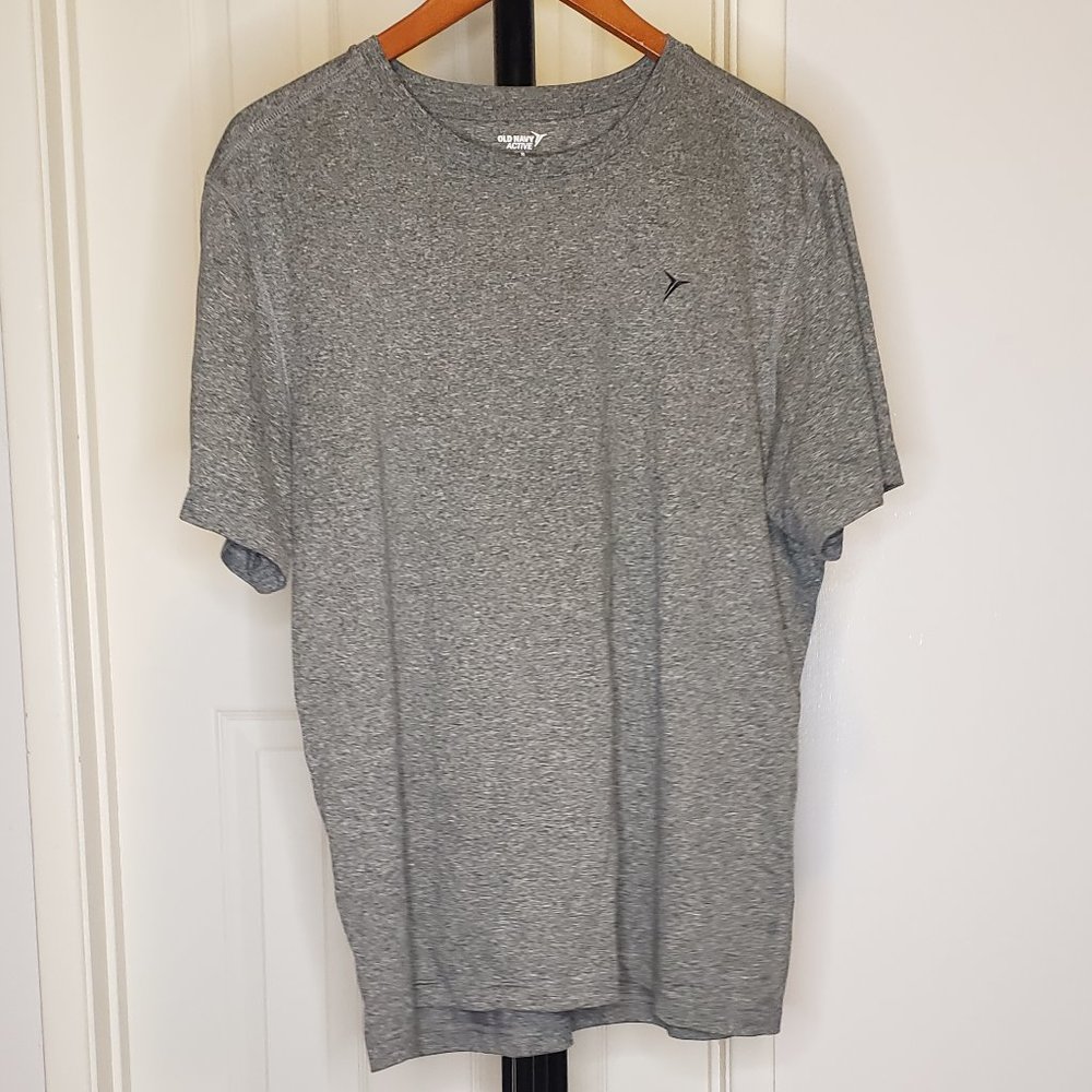 Grey Men's Go-Dry Cool Odor-Control Core Tee XL